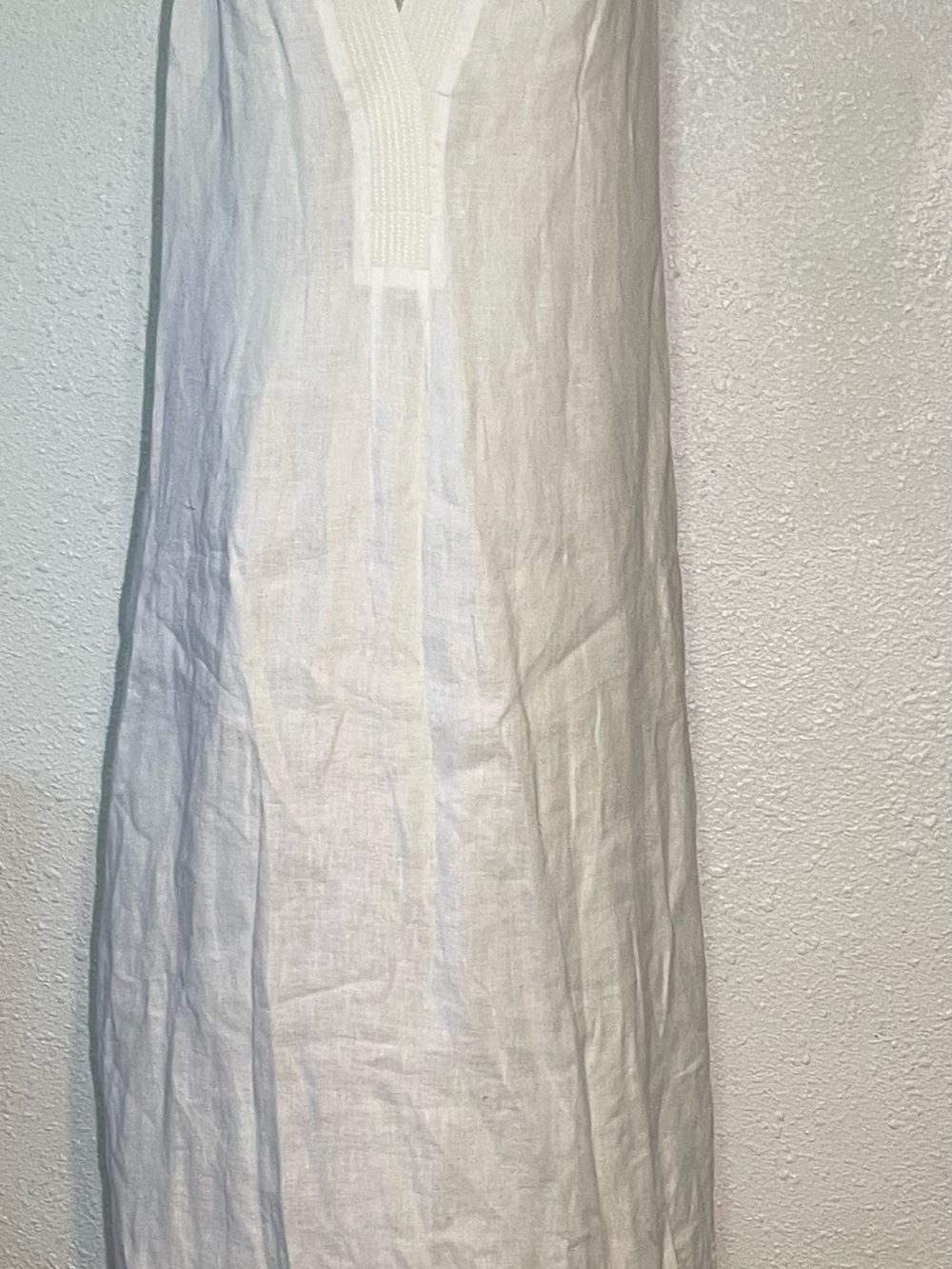 J.crew women’s white linen Lightweight Maxi Dress size medium - Picture 5 of 10